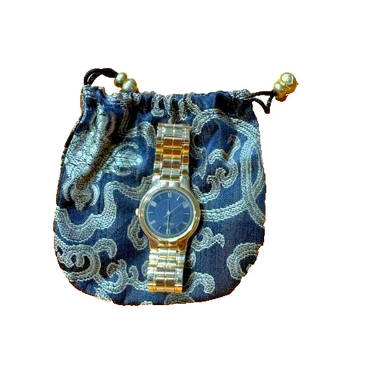 Seiko Vintage Men's Watch V701-A090 Vintage 43E0-BE Japan w New Battery Dust Bag