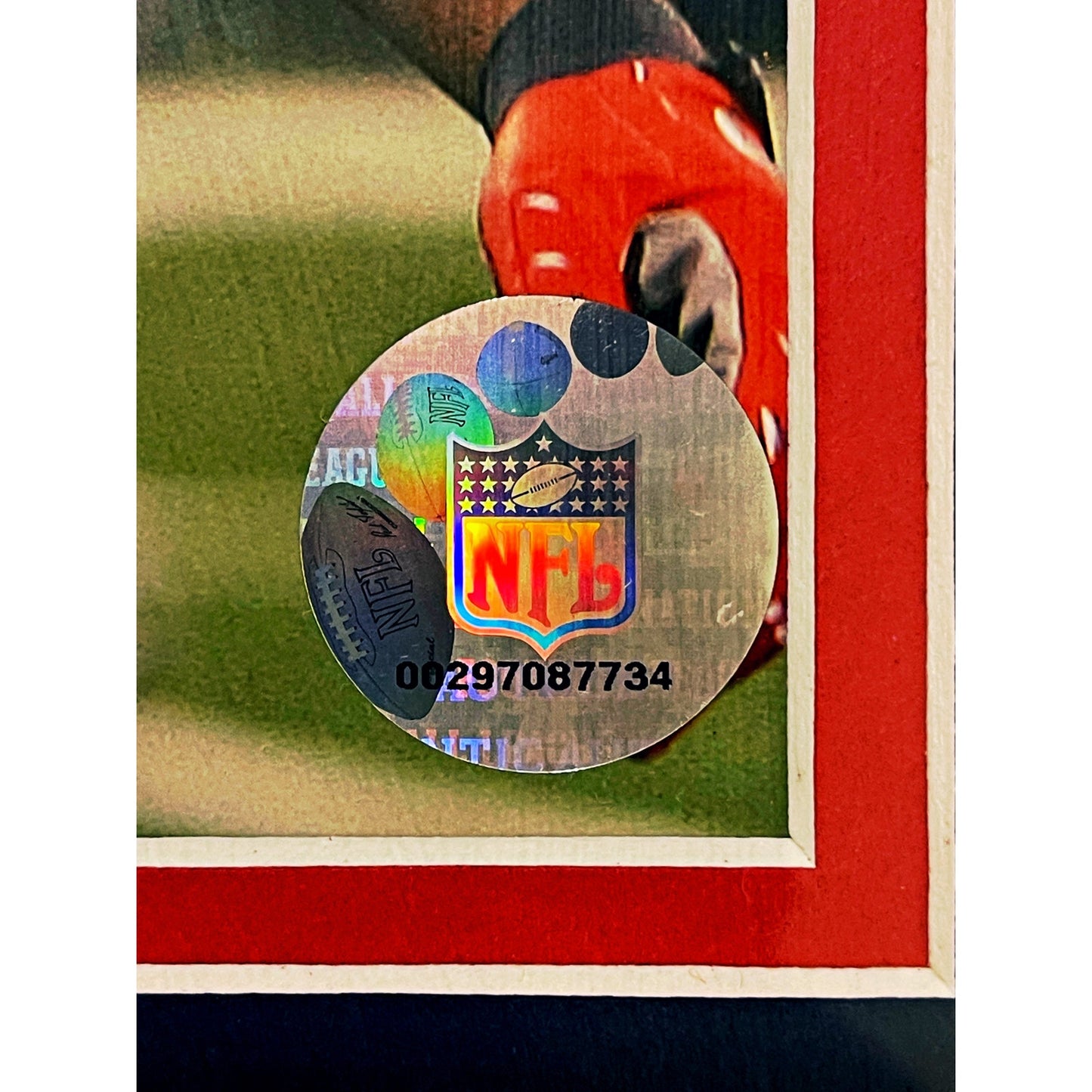 Official NFL - Framed Randy Moss Photo - 2007 Record-Breaking Touchdown Patriots
