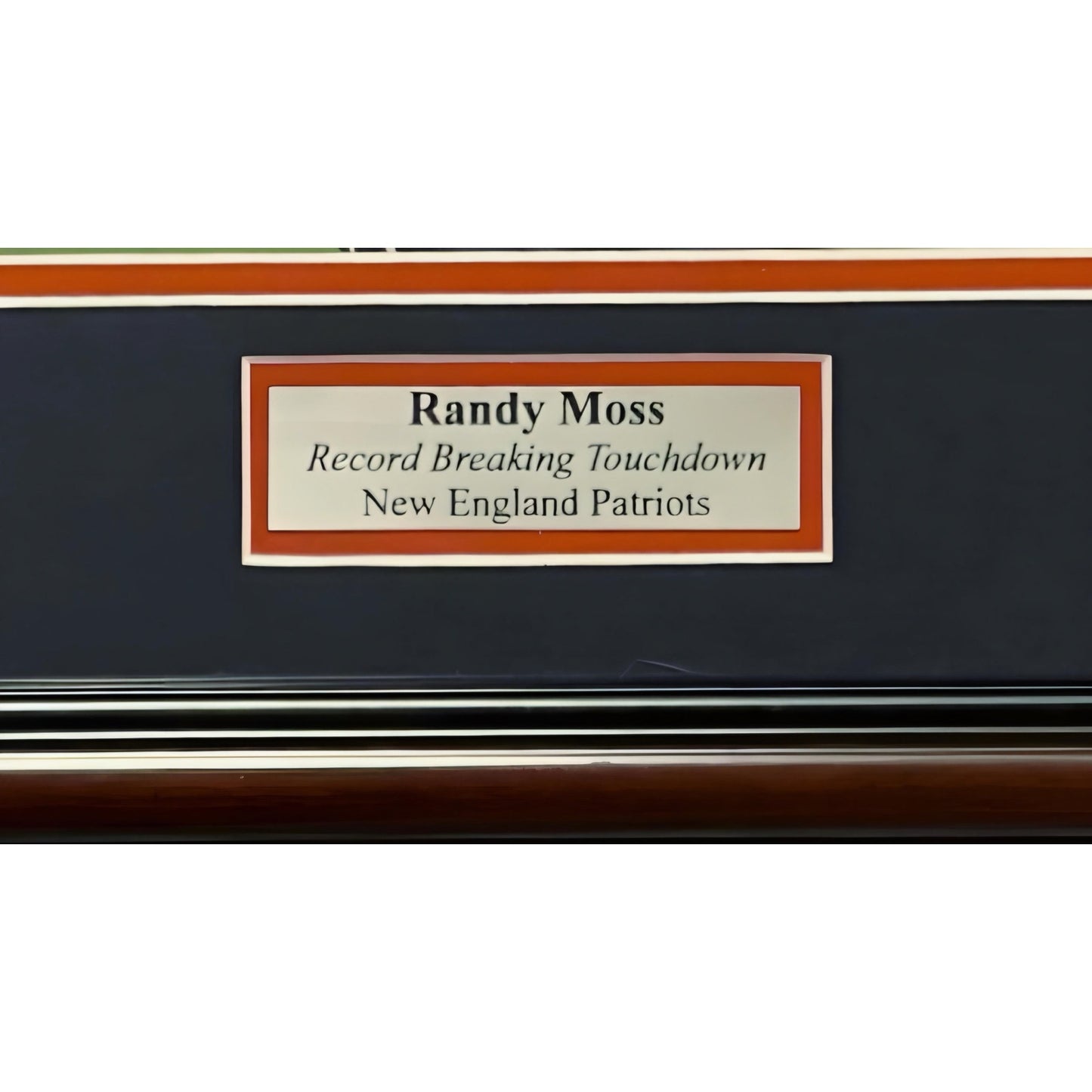 Official NFL - Framed Randy Moss Photo - 2007 Record-Breaking Touchdown Patriots