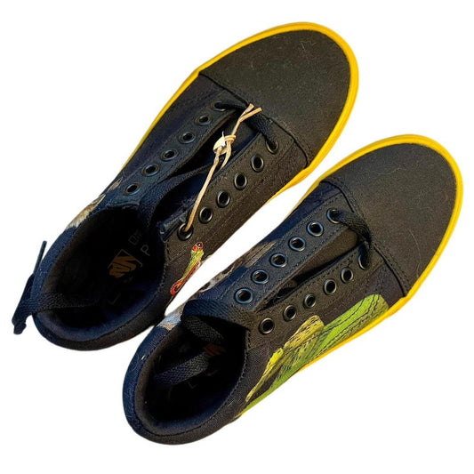 Vans Kids Sneakers size 1.5 - Black National Geographic Special Edition - NWOT