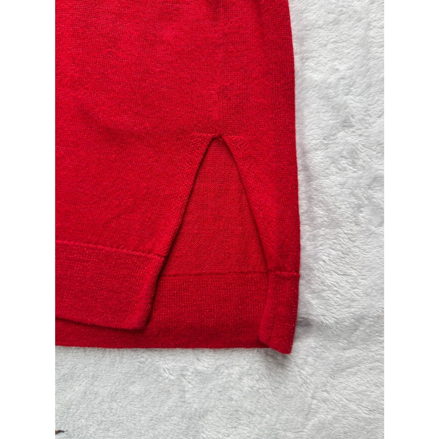 Halogen Open Front Cardigan Duster Womens XL Petite Linen Blend Lightweight Knit