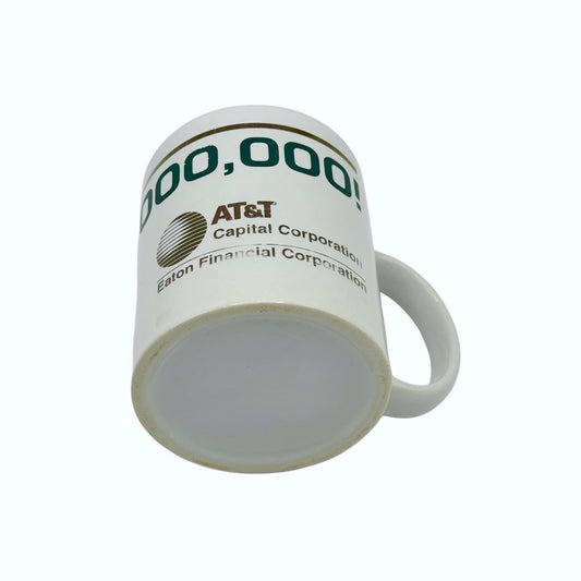 Vintage AT&T Company Merch Capital Corp 1 Million Milestone Mug Eaton Financial