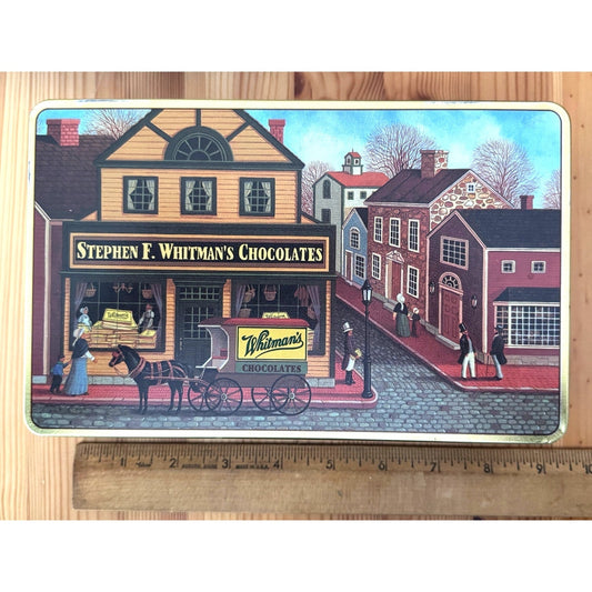 1994 Whitman’s Tin Hinged Box - Vintage Limited Edition Collectible Philadelphia