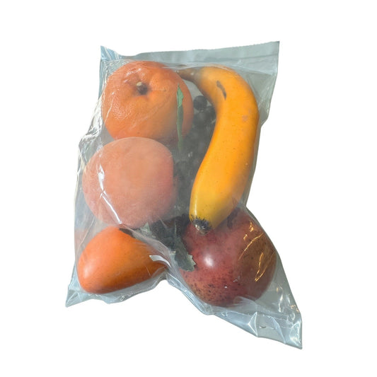 Vintage Decorative Plastic Fruit - Table Decor, Photography, Playtime