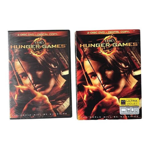 The Hunger Games 2012 Ultraviolet 2 DVD w Original Slipcover New Factory Sealed