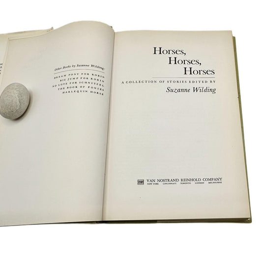 Horses Horses Horses Suzanne Wilding1970 HCDJ First Edition First Print