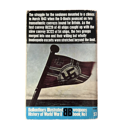 U-boat: The Secret Menace by D. Mason - Ballantine Weapons - Book 1 First Print