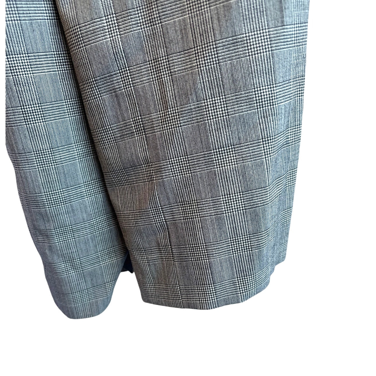 Vintage Anne Klein Women's Pants Size 10 Grey Gingham Classic Trousers