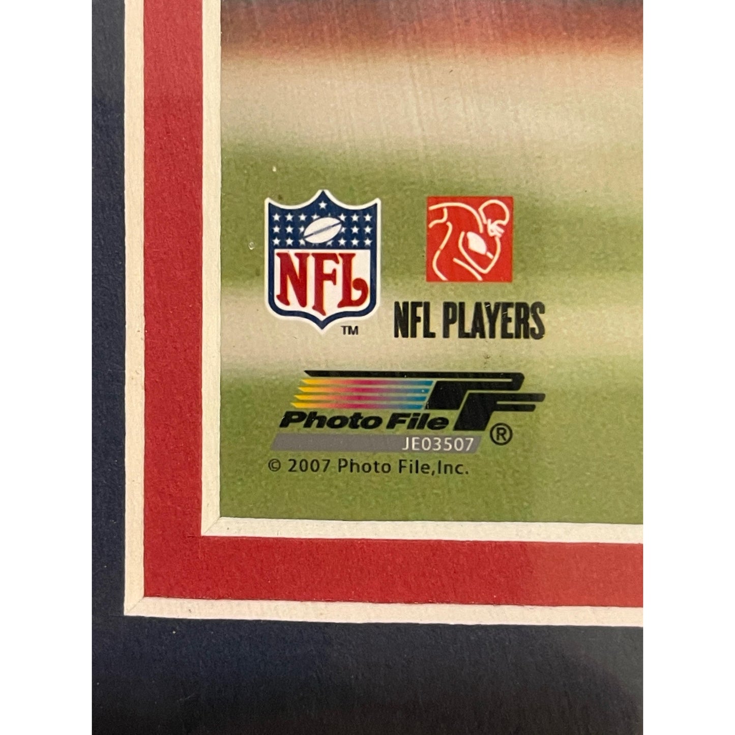 Official NFL - Framed Randy Moss Photo - 2007 Record-Breaking Touchdown Patriots