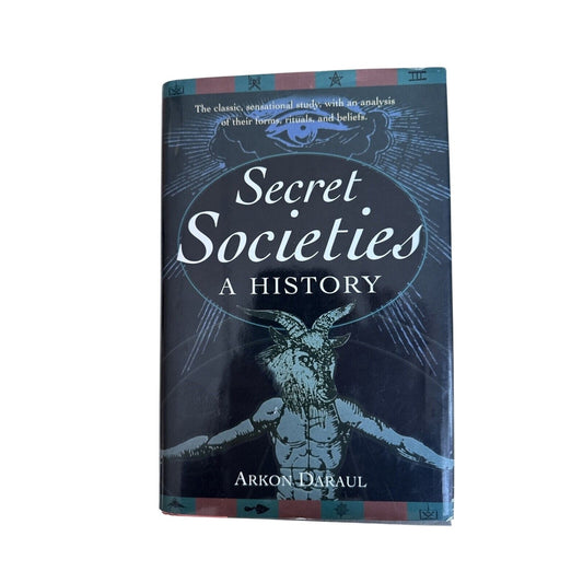 Secret Societies: A History by Arkon Daraul 1999 Barnes & Noble Hardcover w/DJ