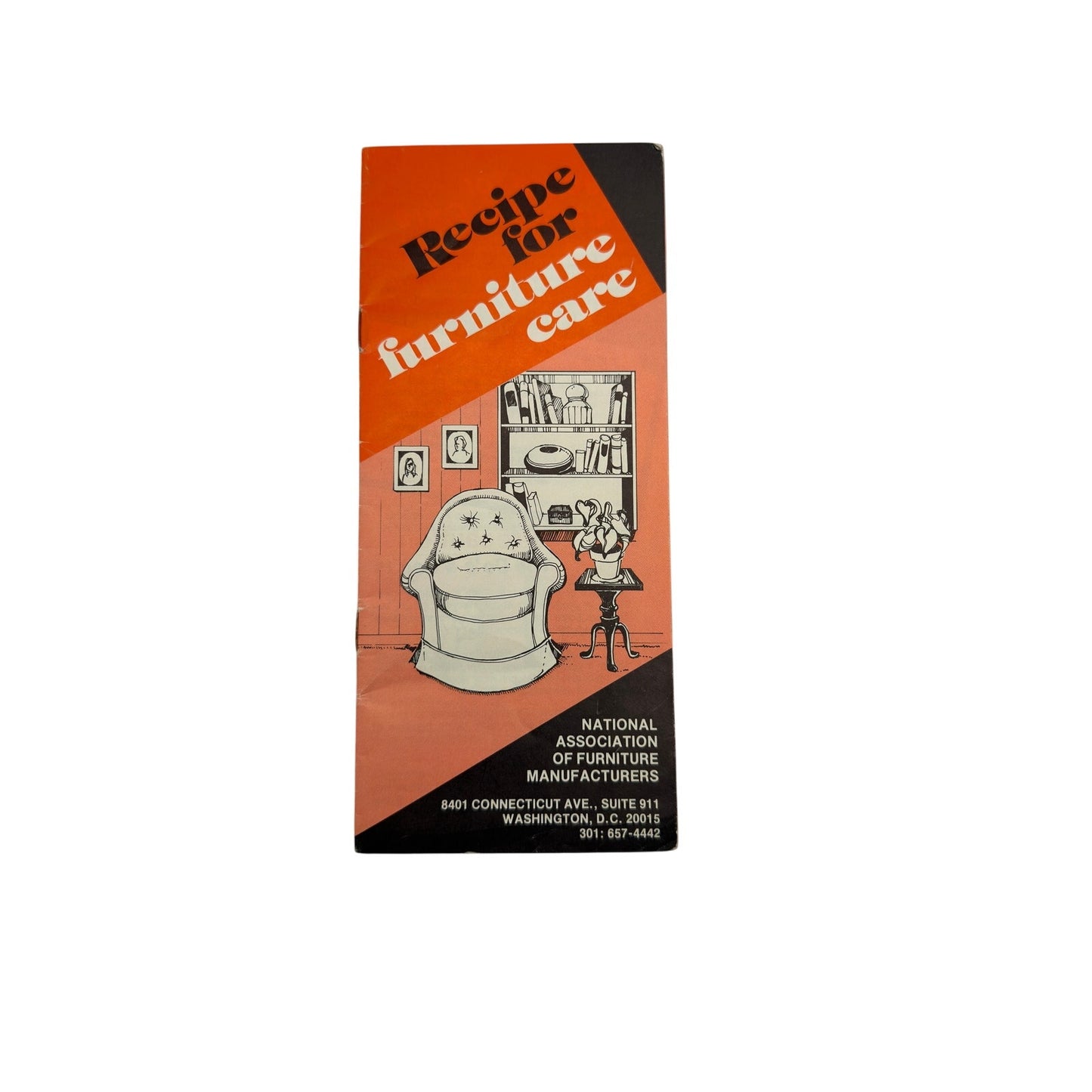 Vintage Connor Furniture Pamphlet 1977 - Retro Home Furniture Care Brochure