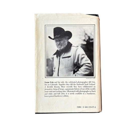 The Haj by Leon Uris First Edition 1984 HCDJ Novel, Sequel to Exodus