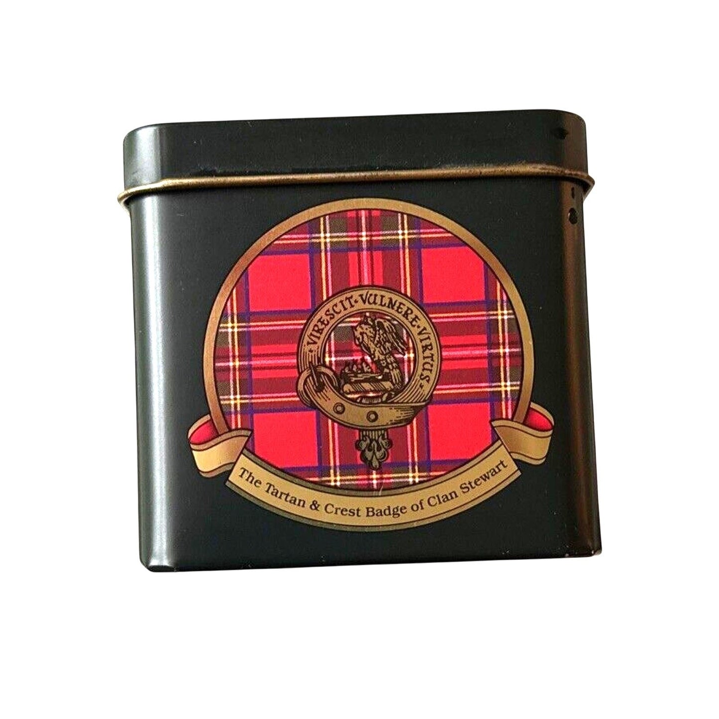 Vintage Glenfiddich Whiskey Collectible Tin No. 7 - Clan Stewart