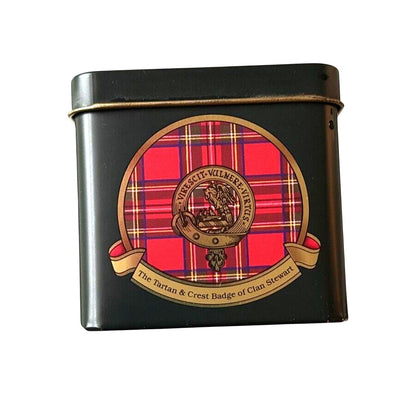 Vintage Glenfiddich Whiskey Collectible Tin No. 7 - Clan Stewart