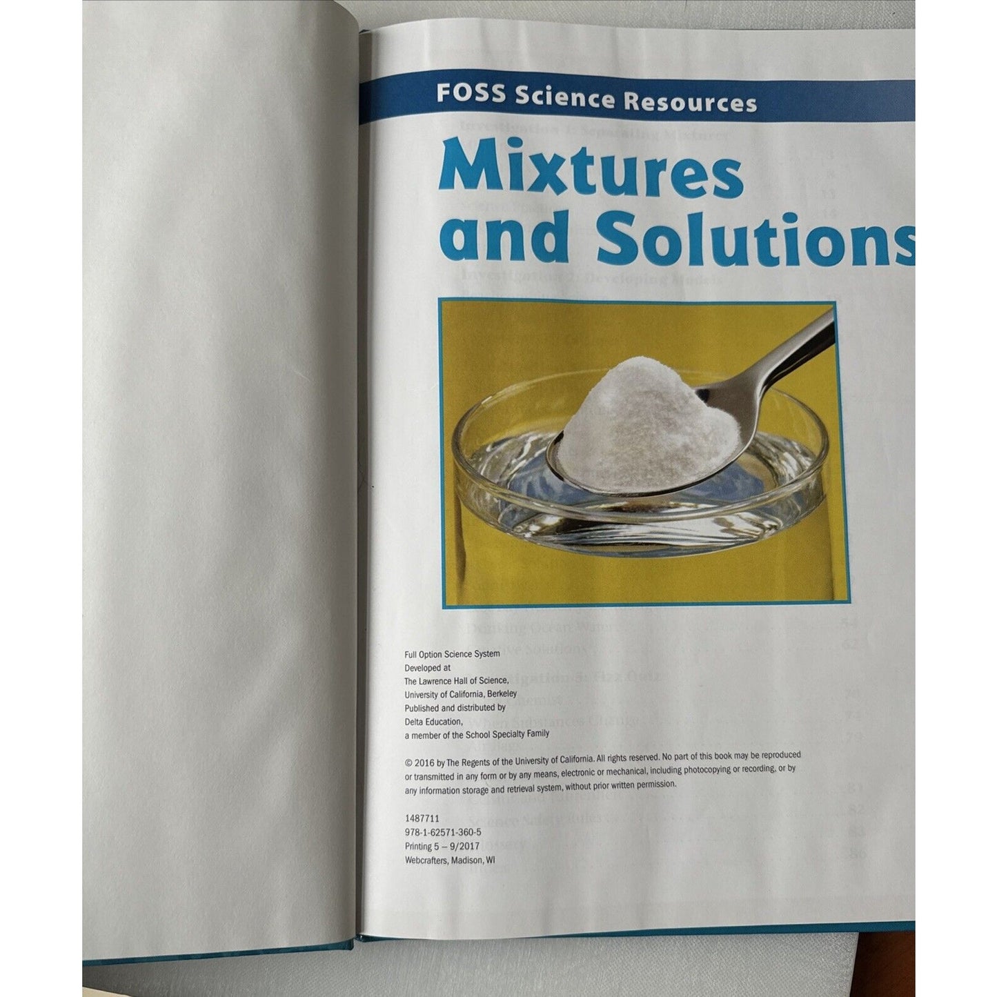 Foss Science Mixtures and Solutions by Delta Education 2015