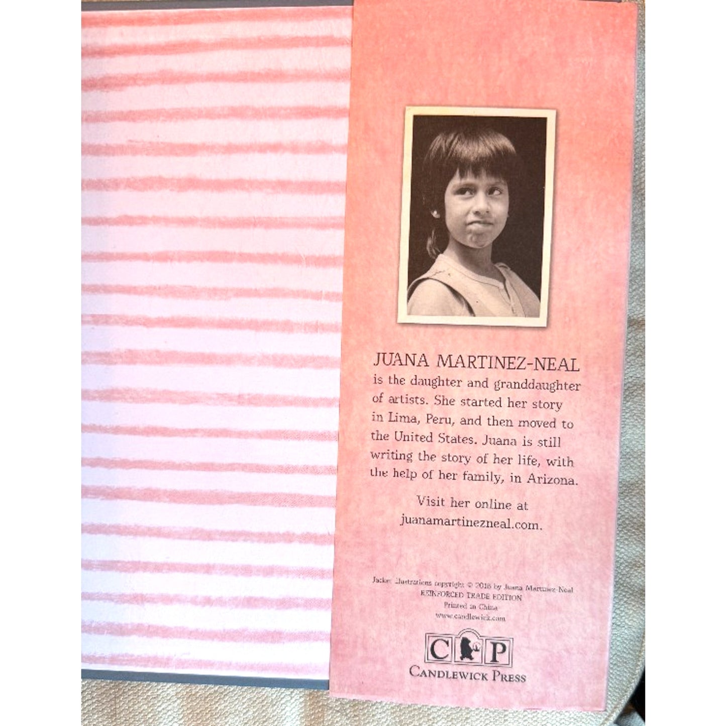 2018 Alma and How She Got Her Name Juana Martinez-Neal HCDJ 1st Ed Caldecott Hon