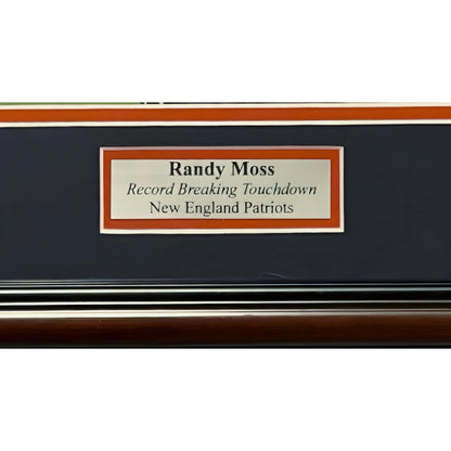 Official NFL - Framed Randy Moss Photo - 2007 Record-Breaking Touchdown Patriots