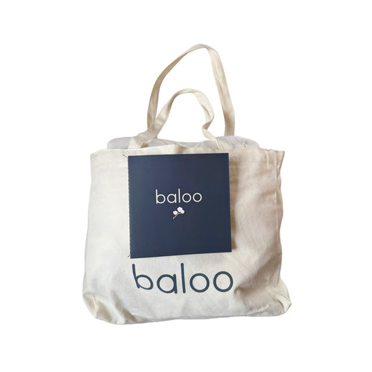 Baloo 12 lb Weighted Throw Blanket – 40" x 64" w Tote Bag – Premium Sleep Aid