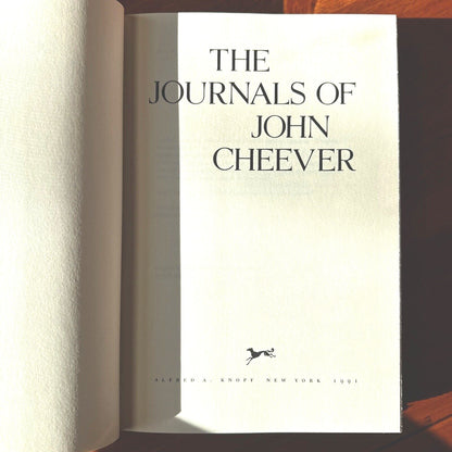 The Journals of John Cheever - 1991 First Edition Hardcover w/ Dust Jacket