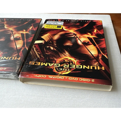 The Hunger Games 2012 Ultraviolet 2 DVD w Original Slipcover New Factory Sealed