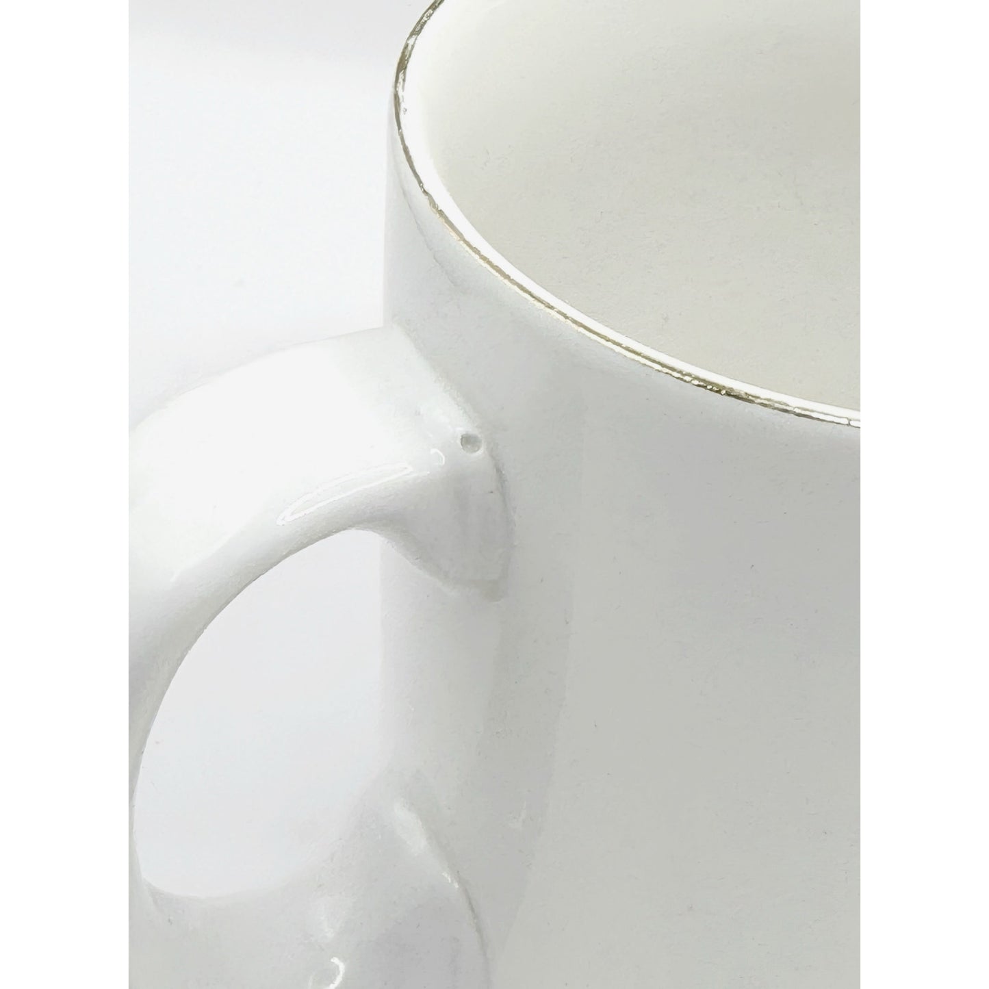 Vintage Snowman Mug - Elaine Thompson 1997 Gold Edge Excellent Condition