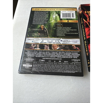 The Hunger Games 2012 Ultraviolet 2 DVD w Original Slipcover New Factory Sealed