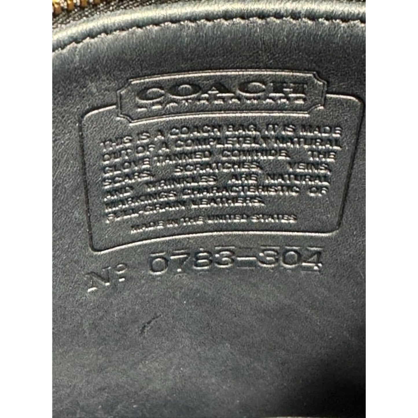 Vintage Coach Bradley Bucket Bag with Brass Turnlock Black Leather Crossbody