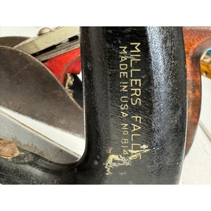 Vintage Millers Falls Jack Plane No. 814 Made in USA Hand Tool