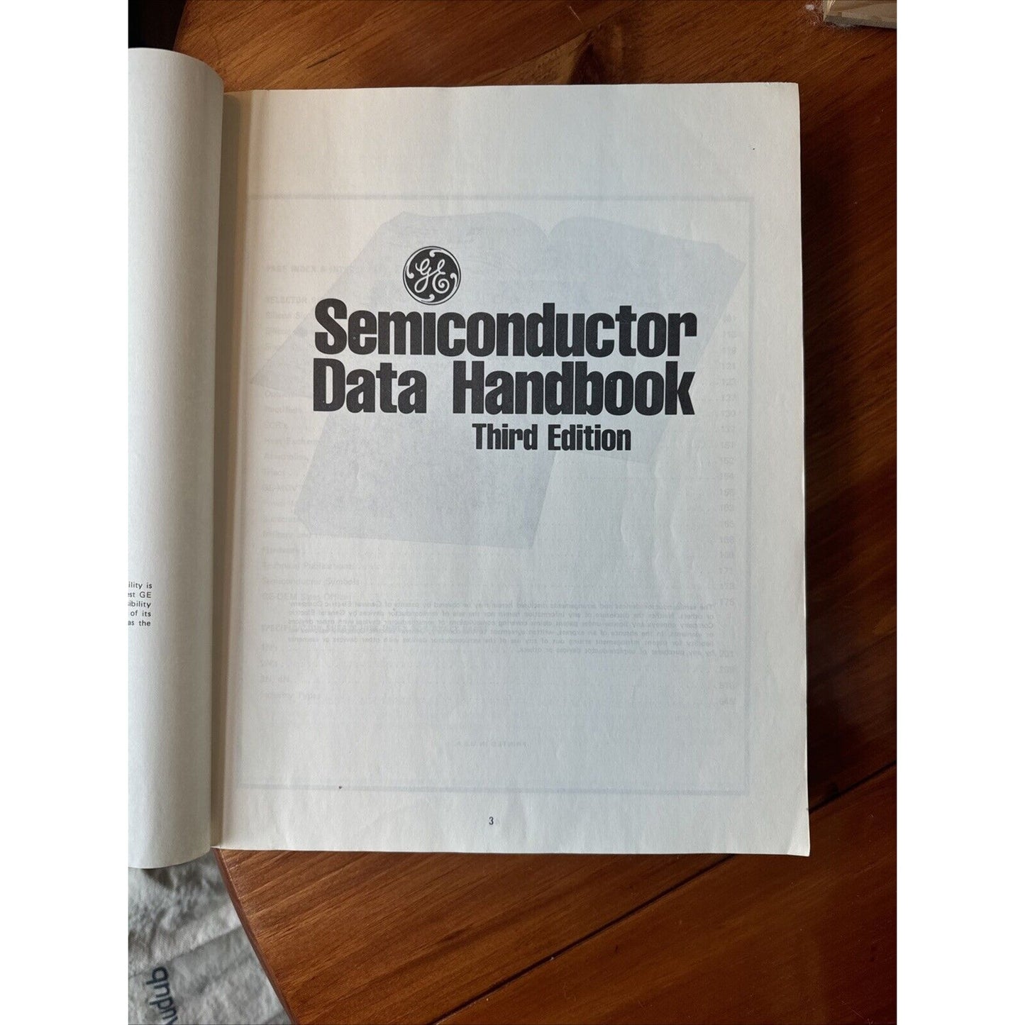 Vintage GE Semiconductor Handbook 1977 Third Edition Softcover Technical Guide