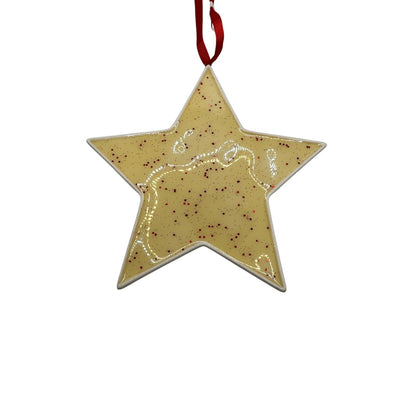 Christmas Ornaments - Glitter Star & Tree Holiday Decorations