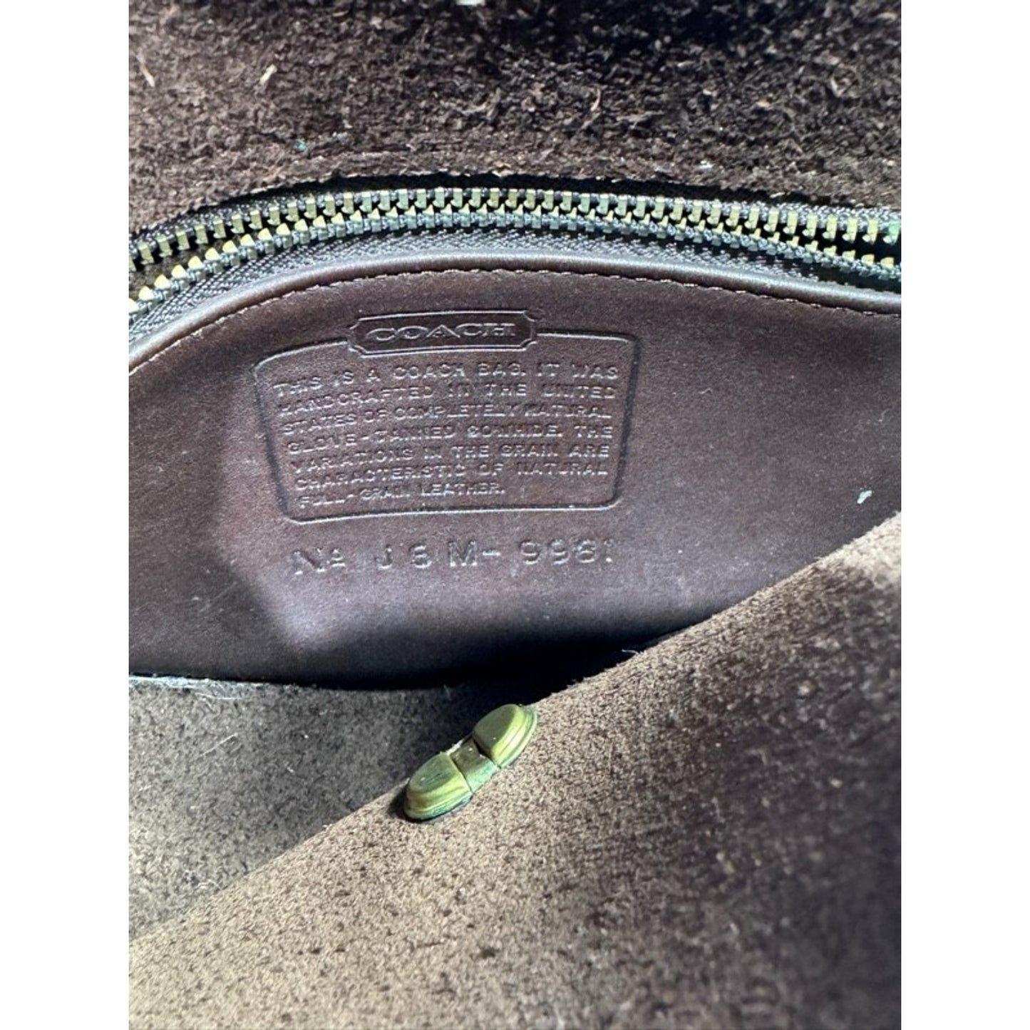 Vintage Coach Watson Brown Flap GloveLeather Crossbody Turnlock Bag 9981