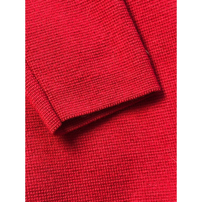 Talbots Open Front Cardigan Sweater Size M – Cranberry Red Pure Merino Wool