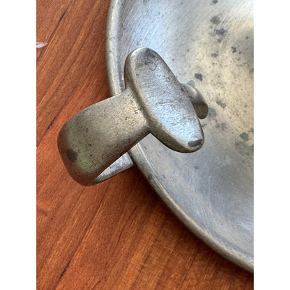 Woodbury Pewterers Pewter Candle Holder Chamberstick VINTAGE - Colonial Style 4”