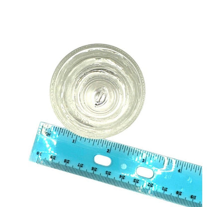 Set of 4 Football Shot Glasses with 3D Football Shape in Glass Bottom