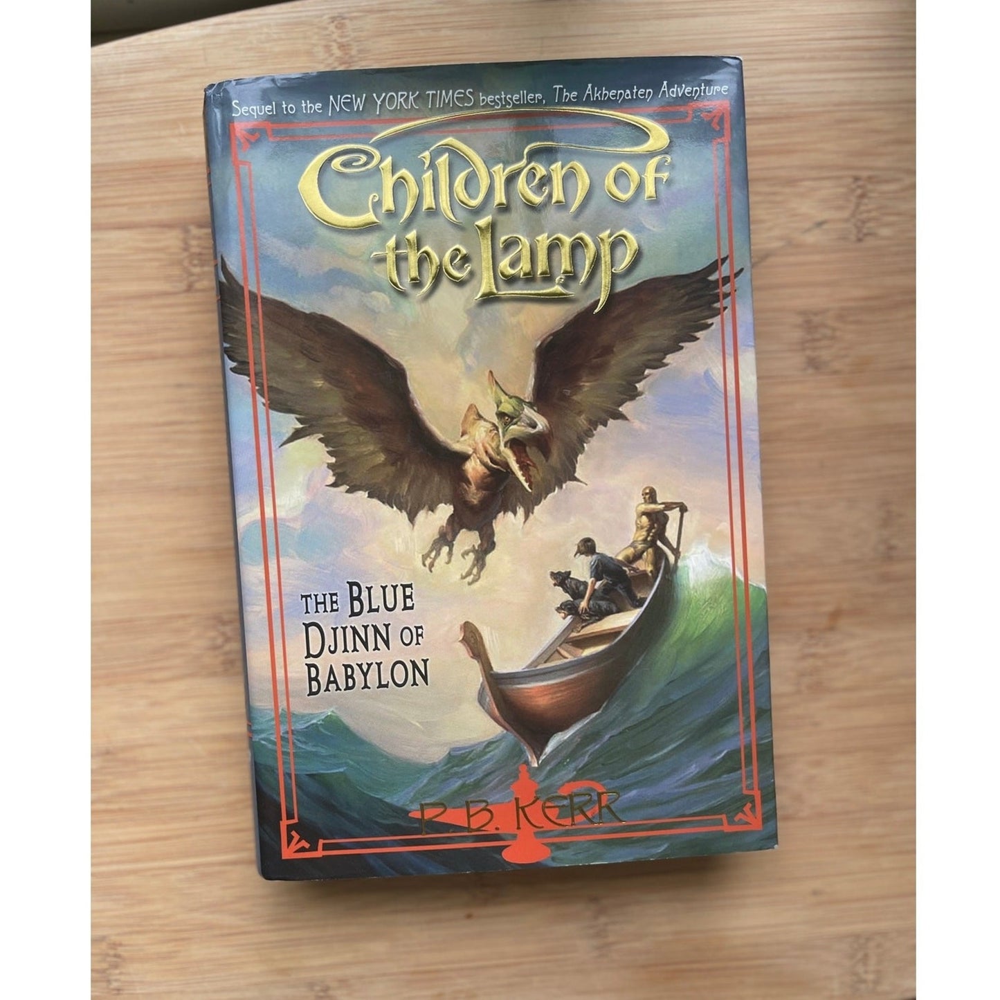 Children of the Lamp: The Blue Djinn of Babylon by P.B. Kerr 2006 First Ed HCDJ
