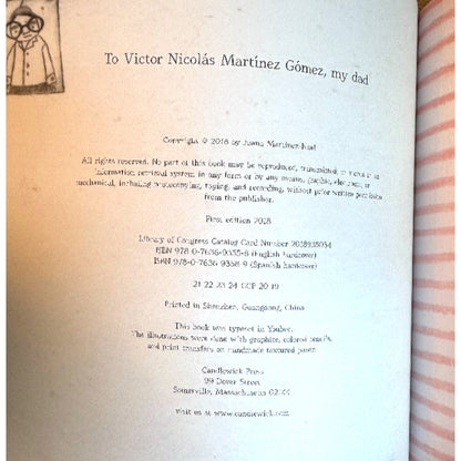 2018 Alma and How She Got Her Name Juana Martinez-Neal HCDJ 1st Ed Caldecott Hon