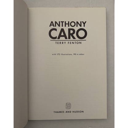 Anthony Caro Sculpture Art Book Photography by Terry Fenton 1986 Thames & Hudson