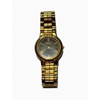 Seiko Vintage Men's Watch V701-A090 Vintage 43E0-BE Japan w New Battery Dust Bag