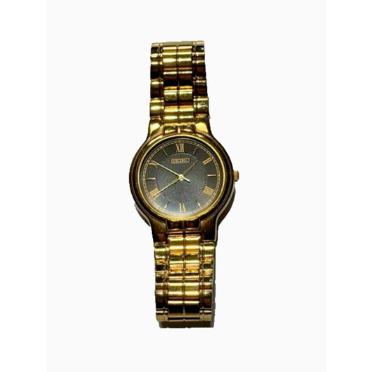 Seiko Vintage Men's Watch V701-A090 Vintage 43E0-BE Japan w New Battery Dust Bag