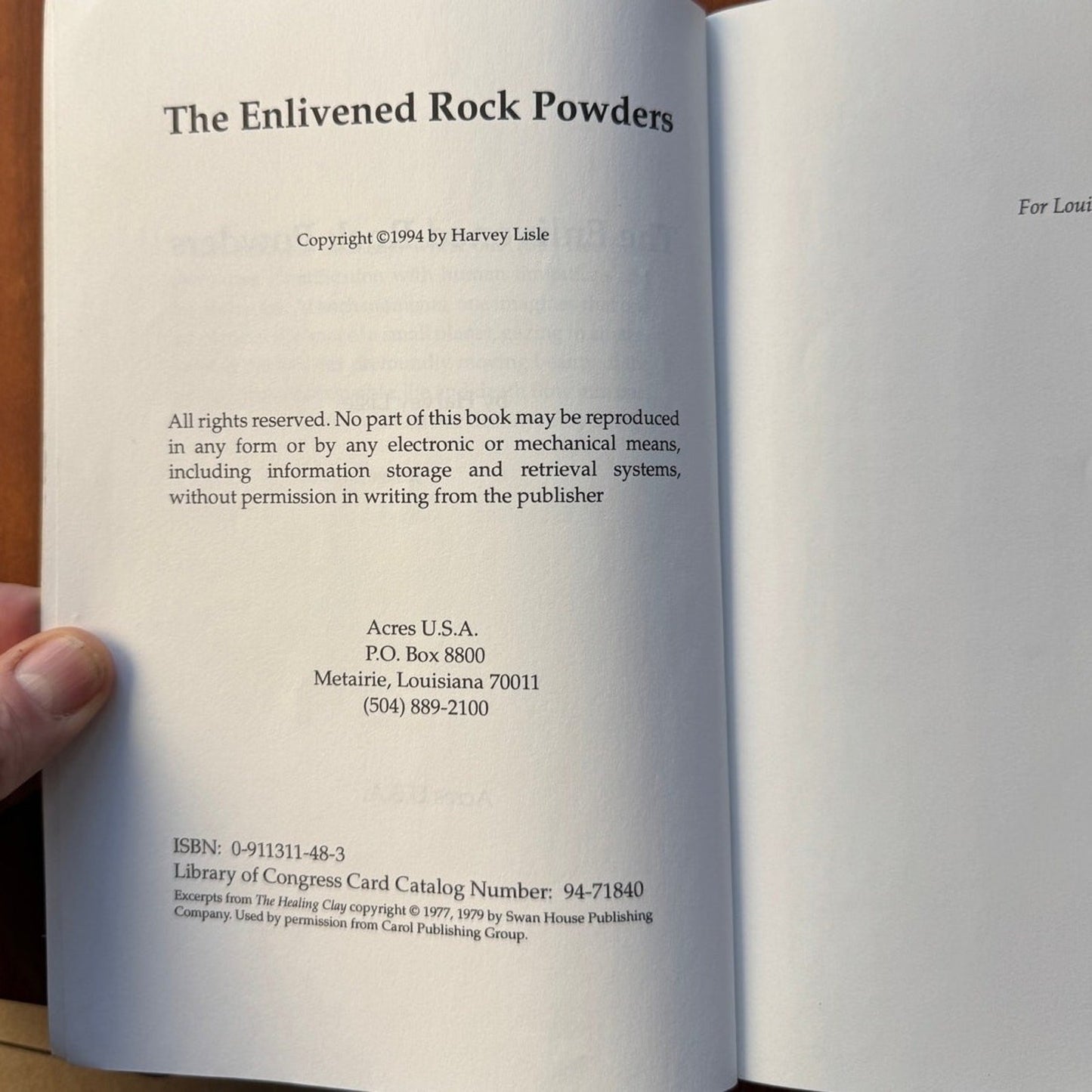 Enlivened Rock Powders by Harvey Lisle Organic Gardening Soil Biodynamic Farming