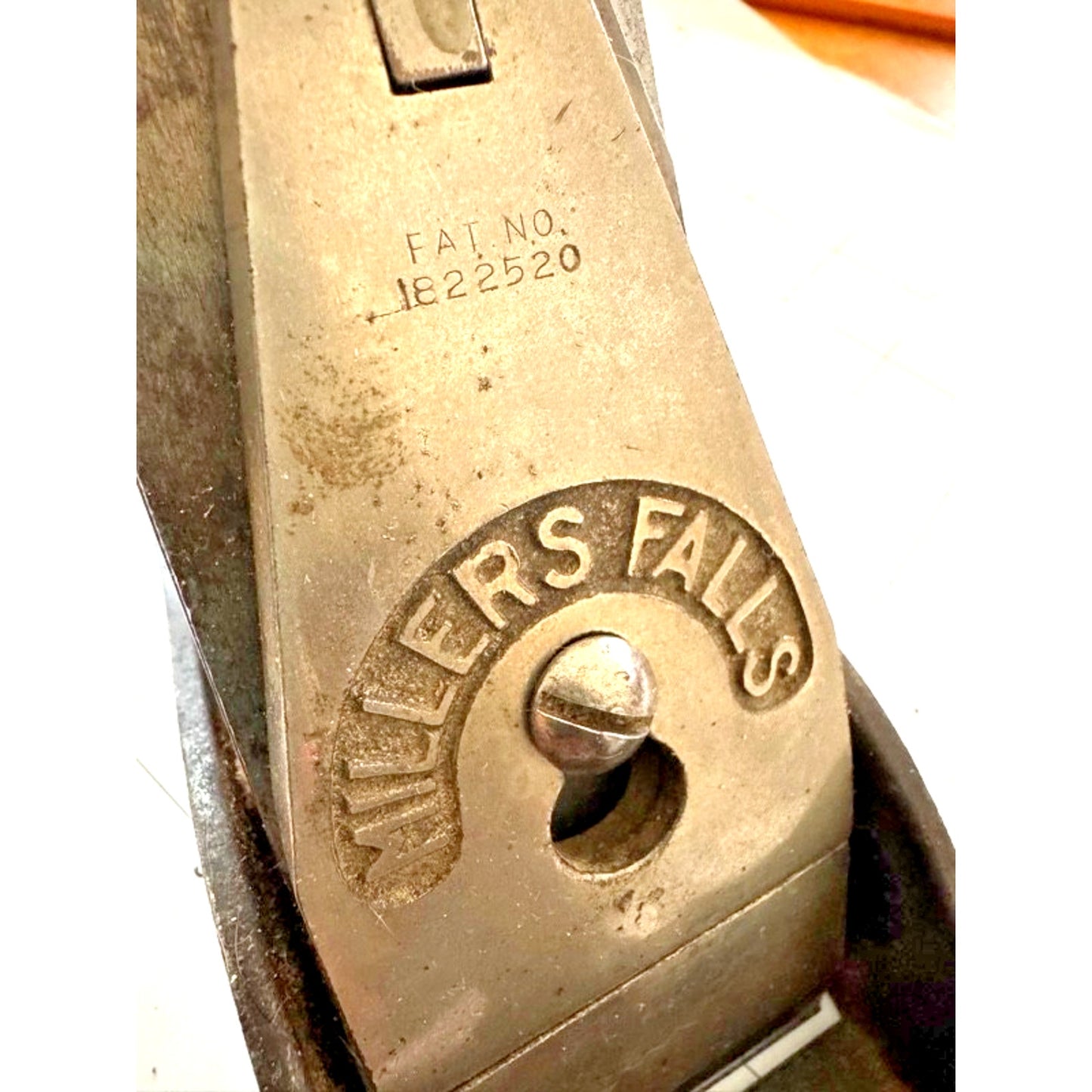 Vintage Millers Falls Smoothing Plane No 9 Pat. 1822520 WW2 USMC Marked