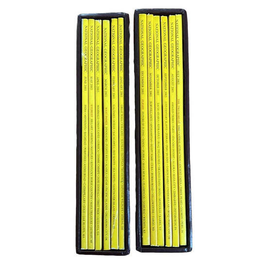 Complete 2003 National Geographic Magazine Set – 12 Issues in Cases + 2 Maps!