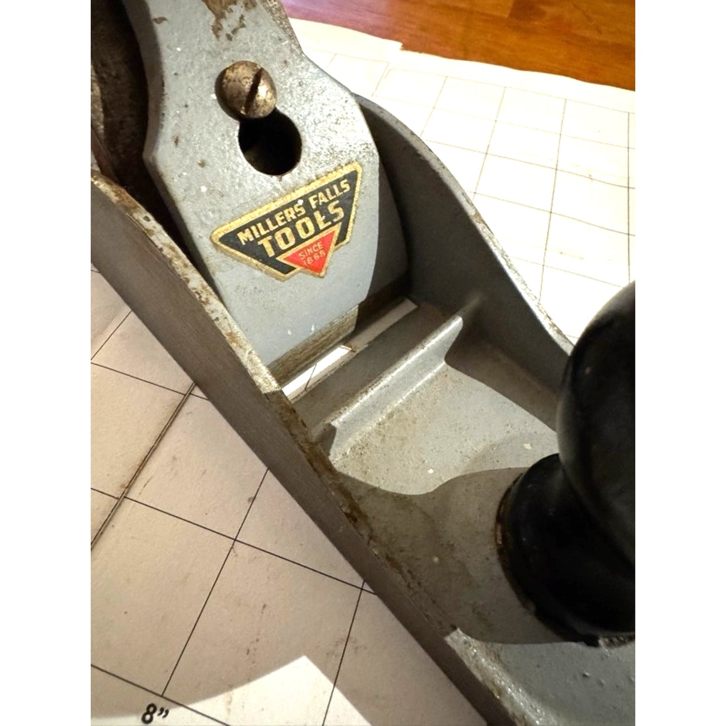 Vintage Millers Falls Jack Plane No. 814 Made in USA Hand Tool