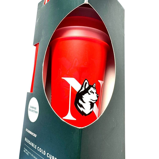 Starbucks Northeastern University Huskies Reusable Cold Cups 5 Pack 24 oz New