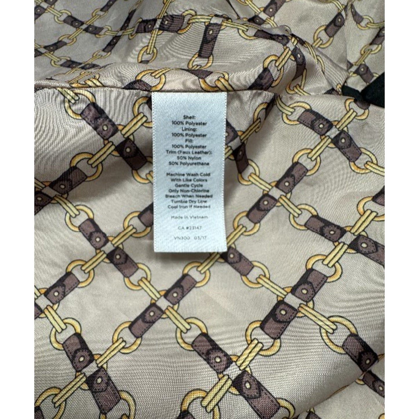 Barn Jacket Talbots Size 1X Quilted Brown Two-Tone Classic Fall Winter Coat