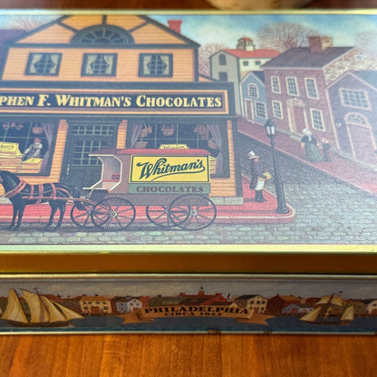 1994 Whitman’s Tin Hinged Box - Vintage Limited Edition Collectible Philadelphia