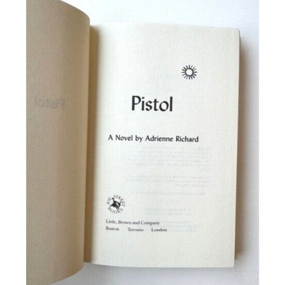 Rare Book 1969 The Pistol Western by Adrienne Richard 1st Ed 6th Print HCDJ
