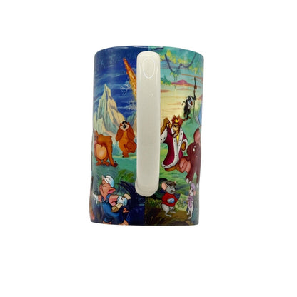 Disney Animal Kingdom Mug Mickey Goofy Pluto Tarzan Park Exclusive Vintage Rare