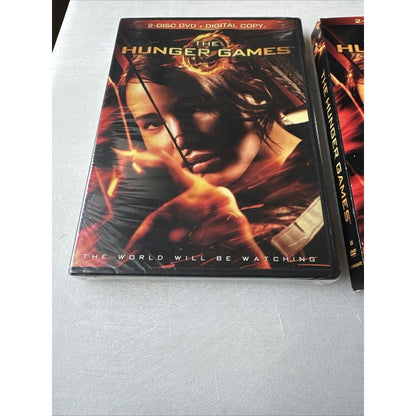 The Hunger Games 2012 Ultraviolet 2 DVD w Original Slipcover New Factory Sealed
