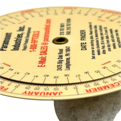 Vintage Dial Date Finder - Paramount Industries Langehorne PA 1996 Promotional